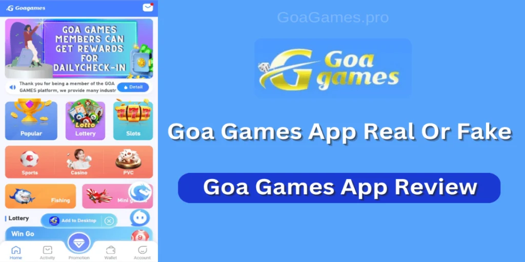 Goa Game Login