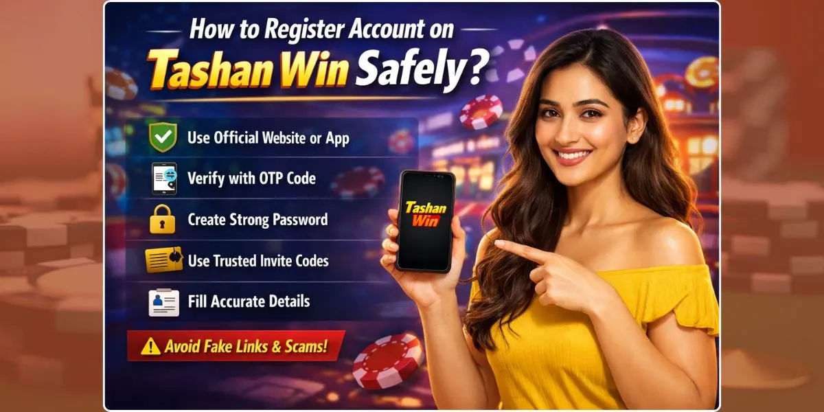 How to register account on Tashan Win safely